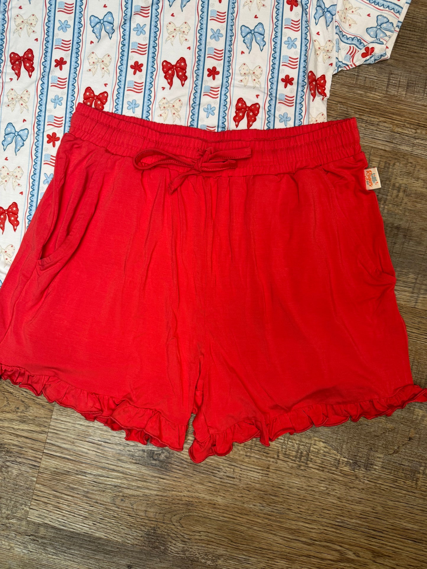 Women’s Ruffle Short Set