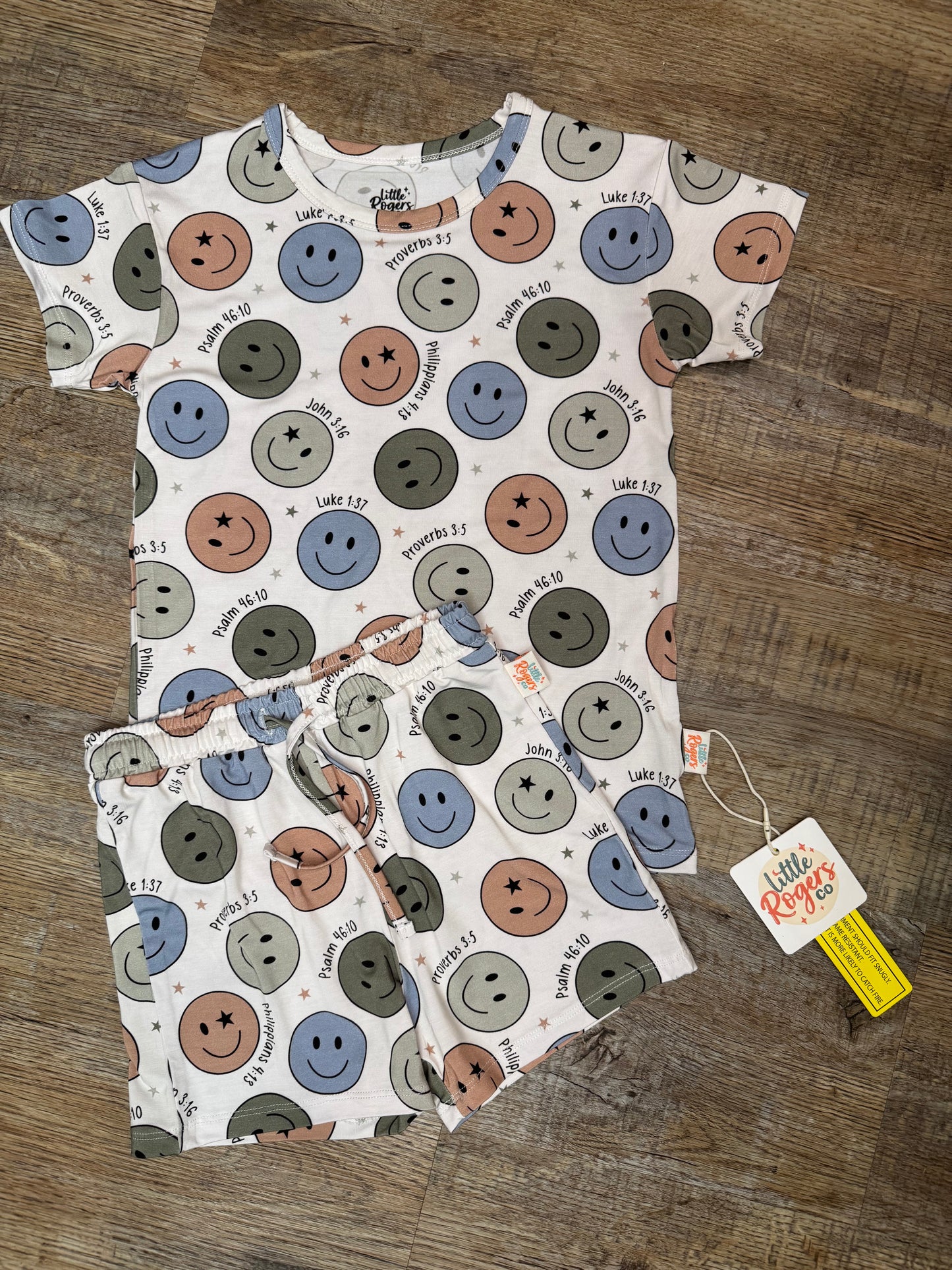 Drawstring short set