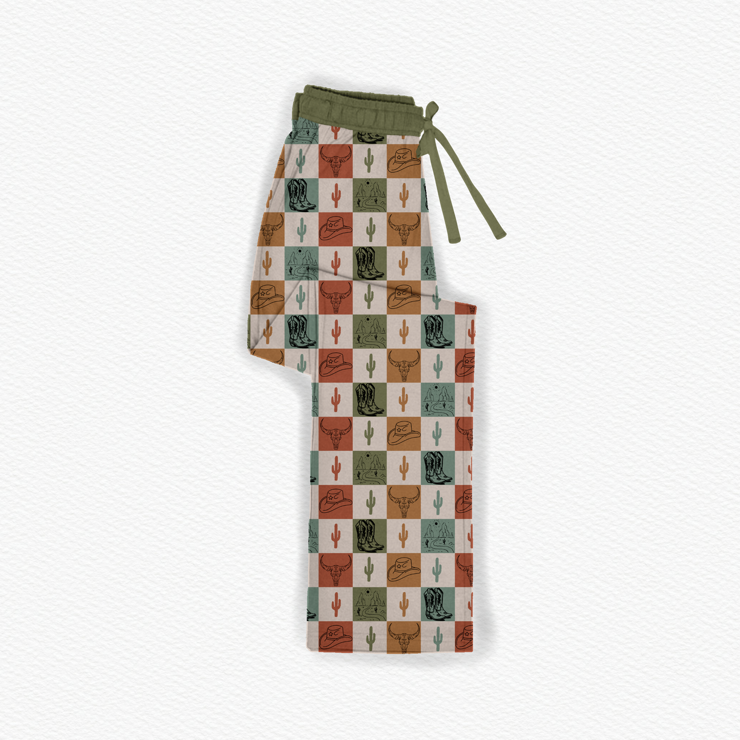 Cowboy Checks Adult Pants | PREORDER