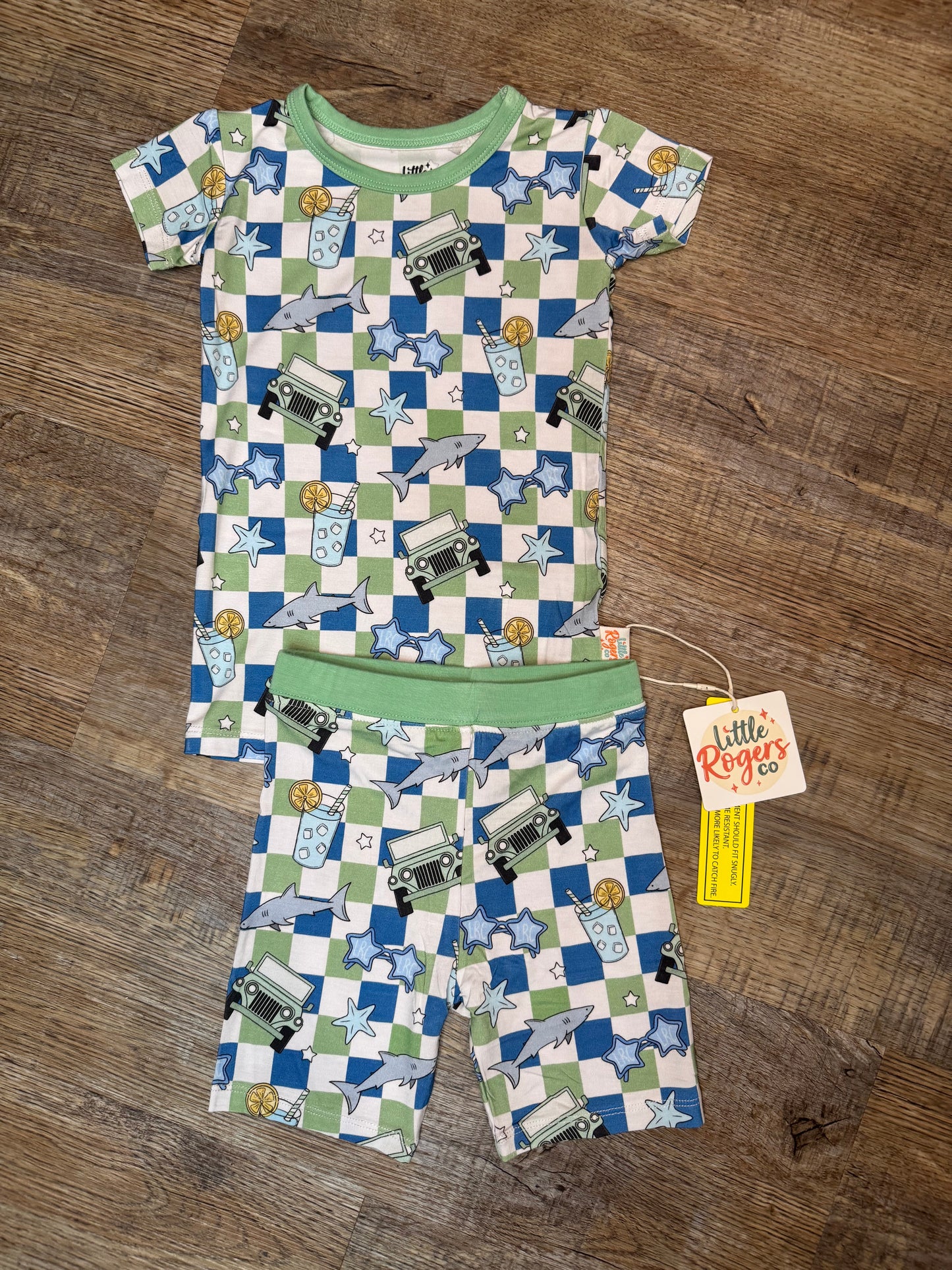 Ocean Adventure Pajama Short Set