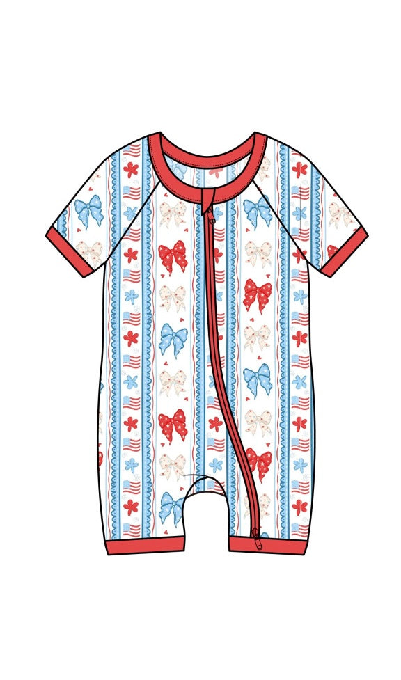 PRESALE Star Spangled Bows Shortie