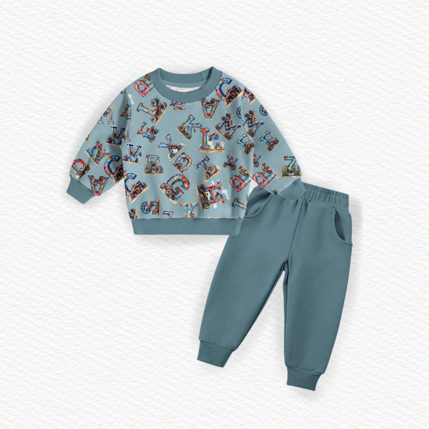 Monster Alphabet Jogger Set | PREORDER