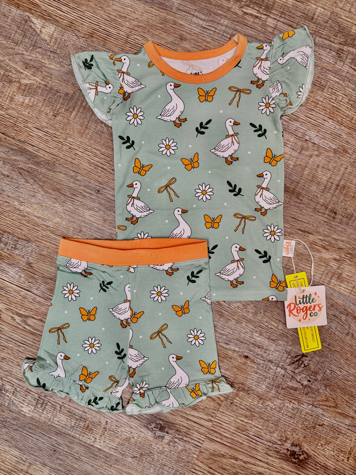 Golden Goose Ruffle Short Set