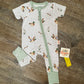 Marshland Mallards Short Sleeve Zippy