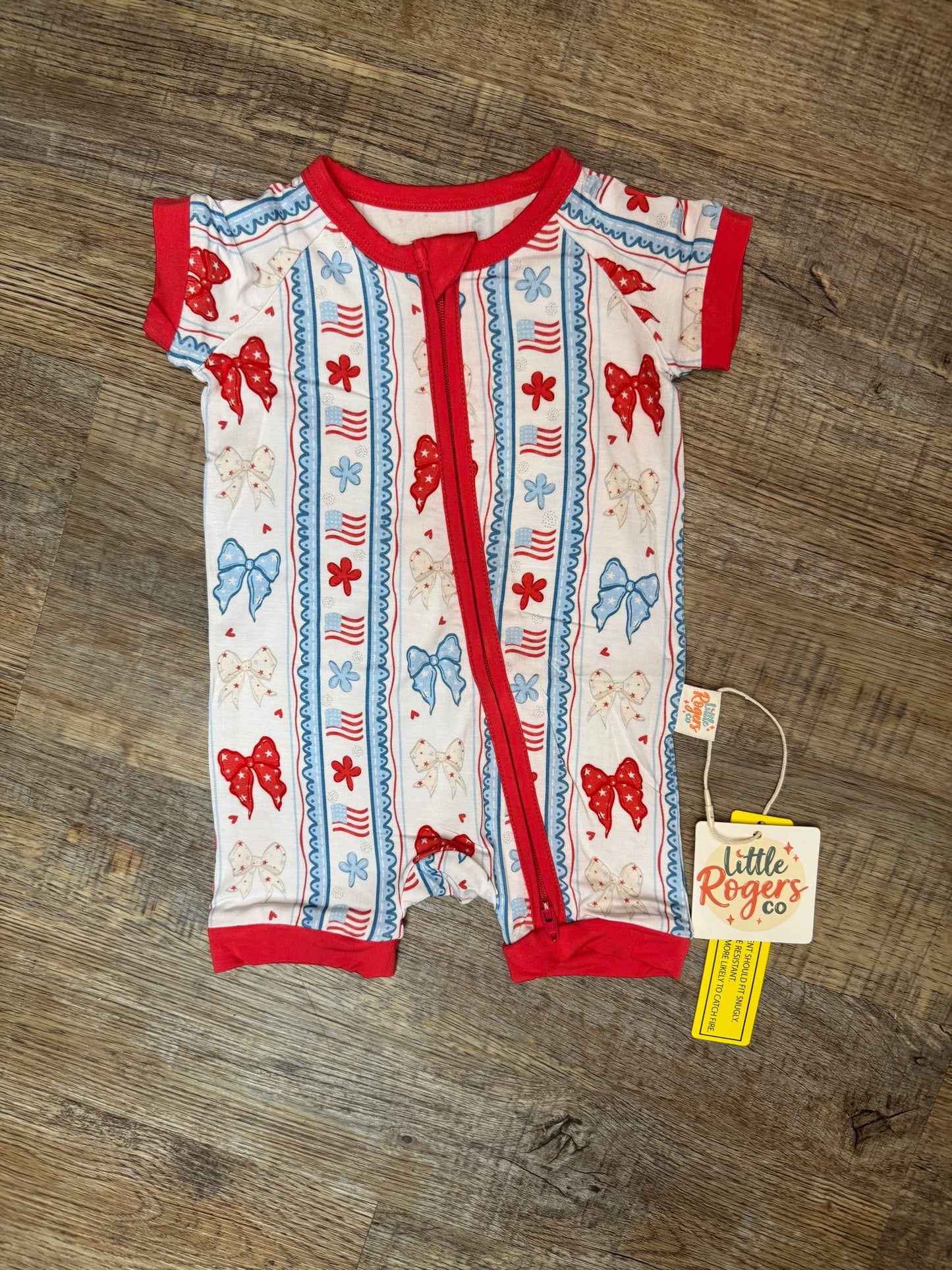 Star Spangled Bows Shortie