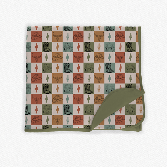 Cowboy Checks Blanket | PREORDER