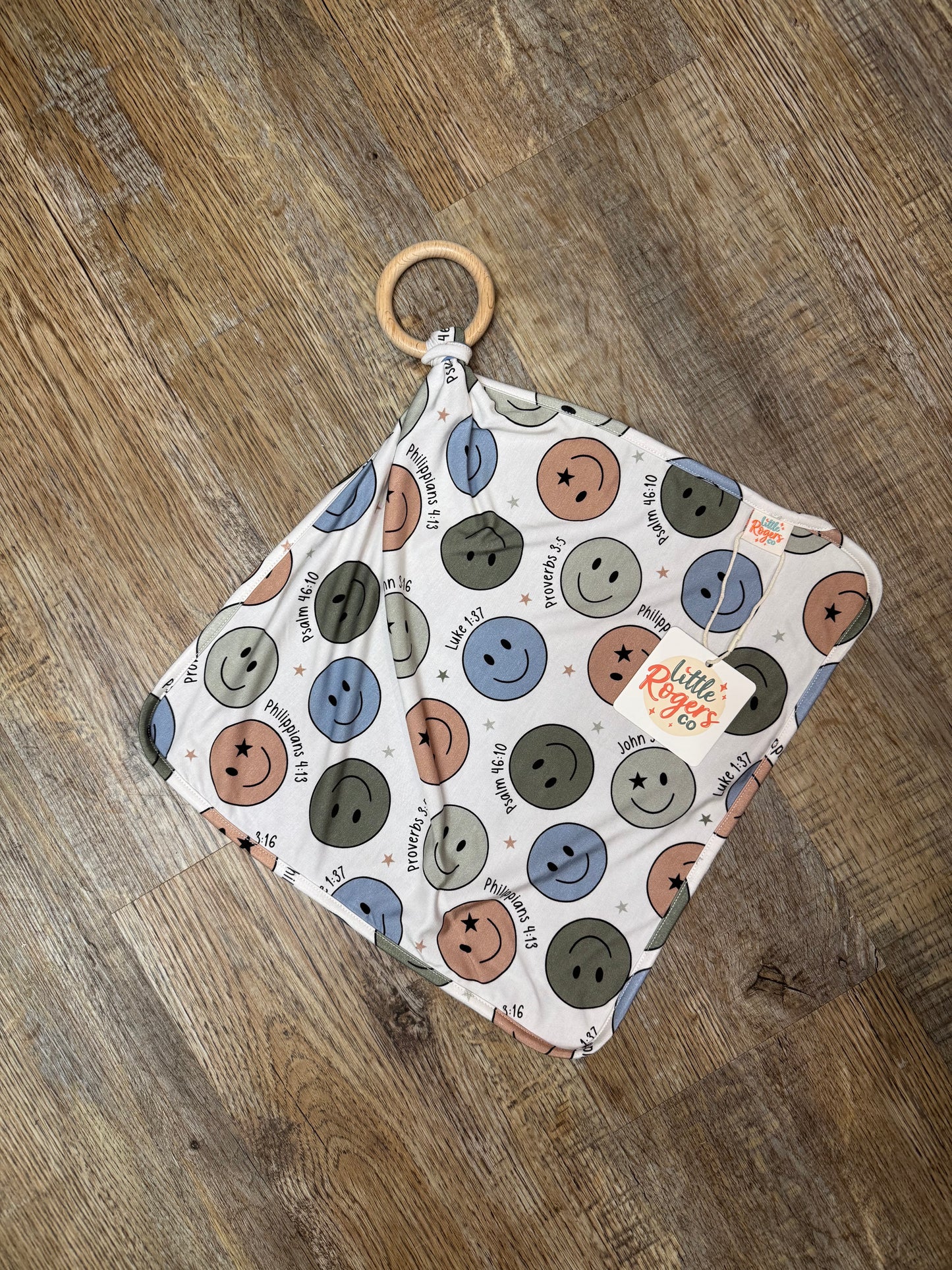 Smiley Teether Lovey