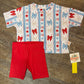 Star Spangled Bows Biker Set
