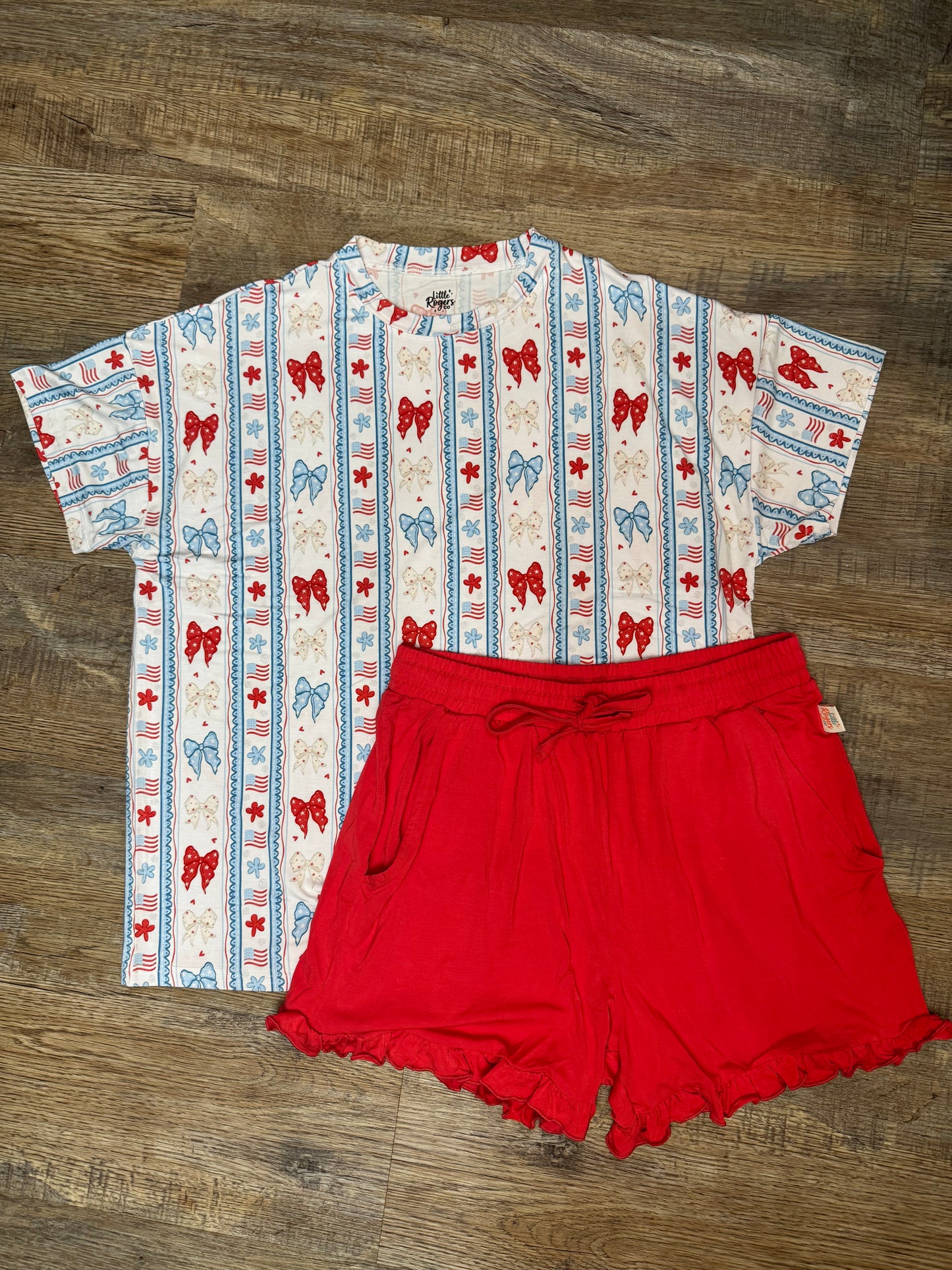 Women’s Ruffle Short Set