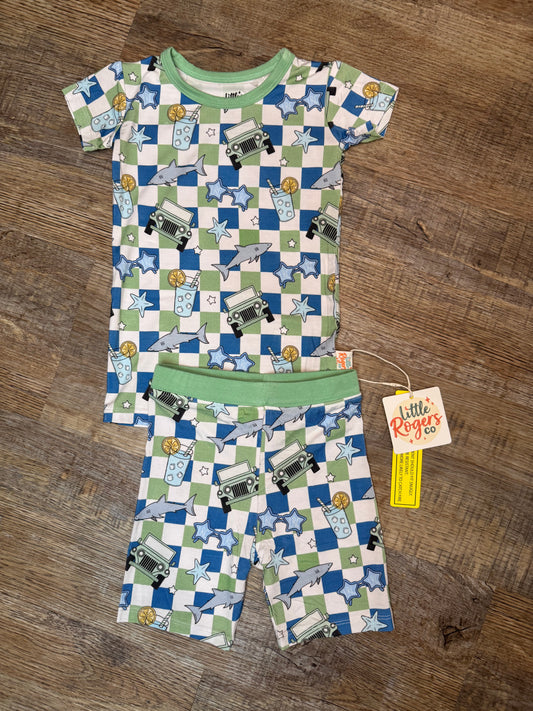 Ocean Adventure Pajama Short Set