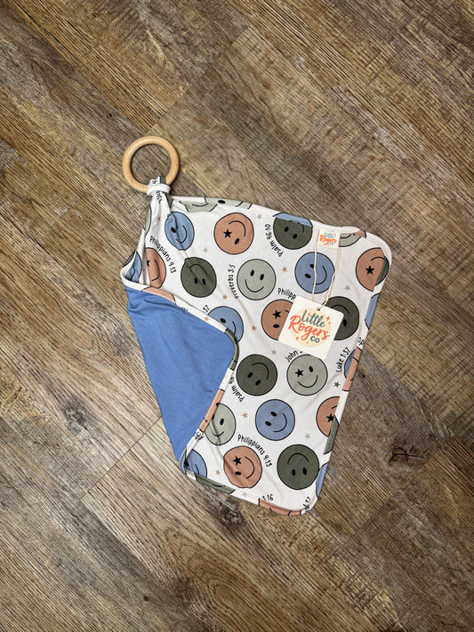 Smiley Teether Lovey