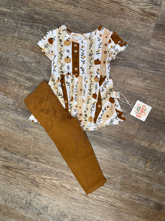 Harvest Stripes Peplum Set