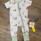Marshland Mallards Short Sleeve Zippy