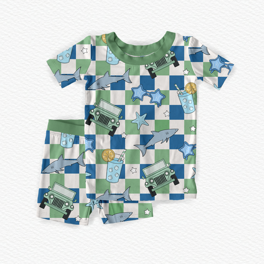 PRESALE Ocean Adventure Pajama Short Set