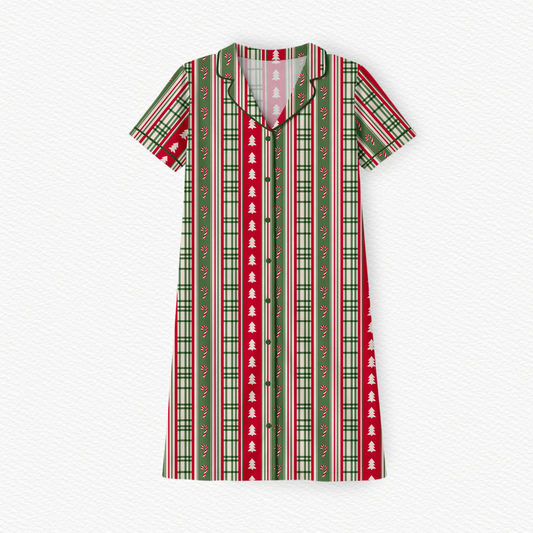 Holly & Plaid Women’s Nightgown