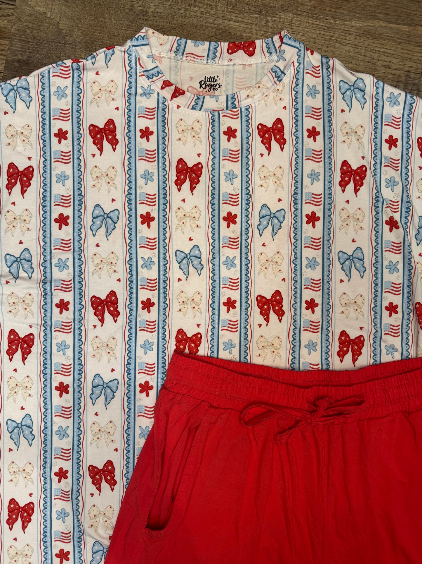 Women’s Ruffle Short Set