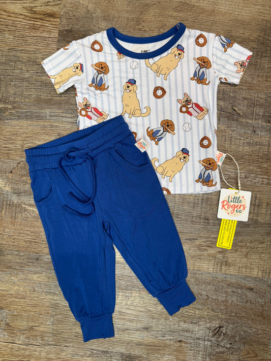 Baseball Pups Kids Jogger Set