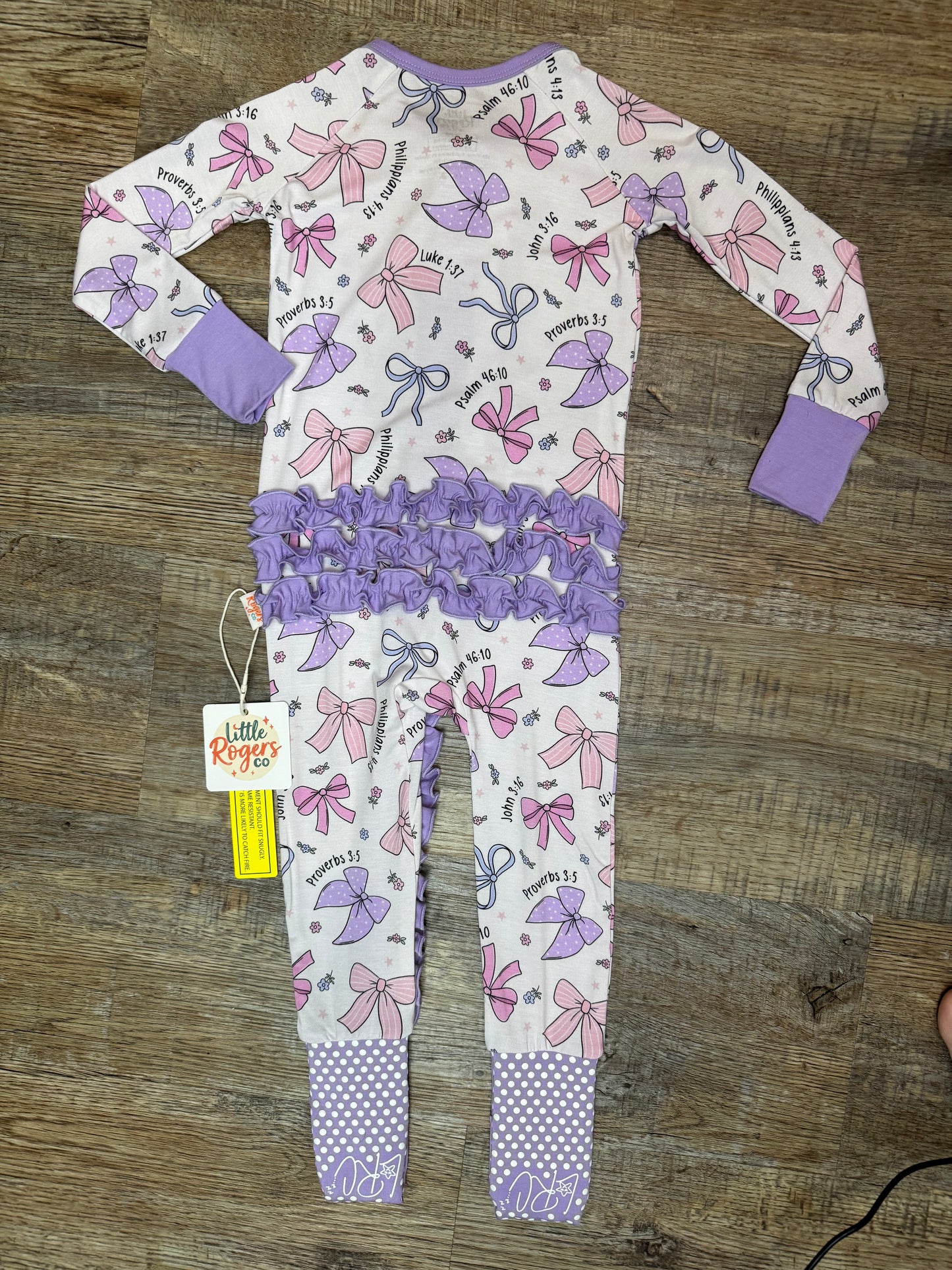 Blessed Bows Ruffle Zippy