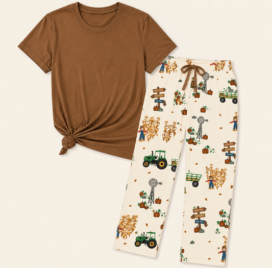 Harvest Hayride Adult Lounge Set