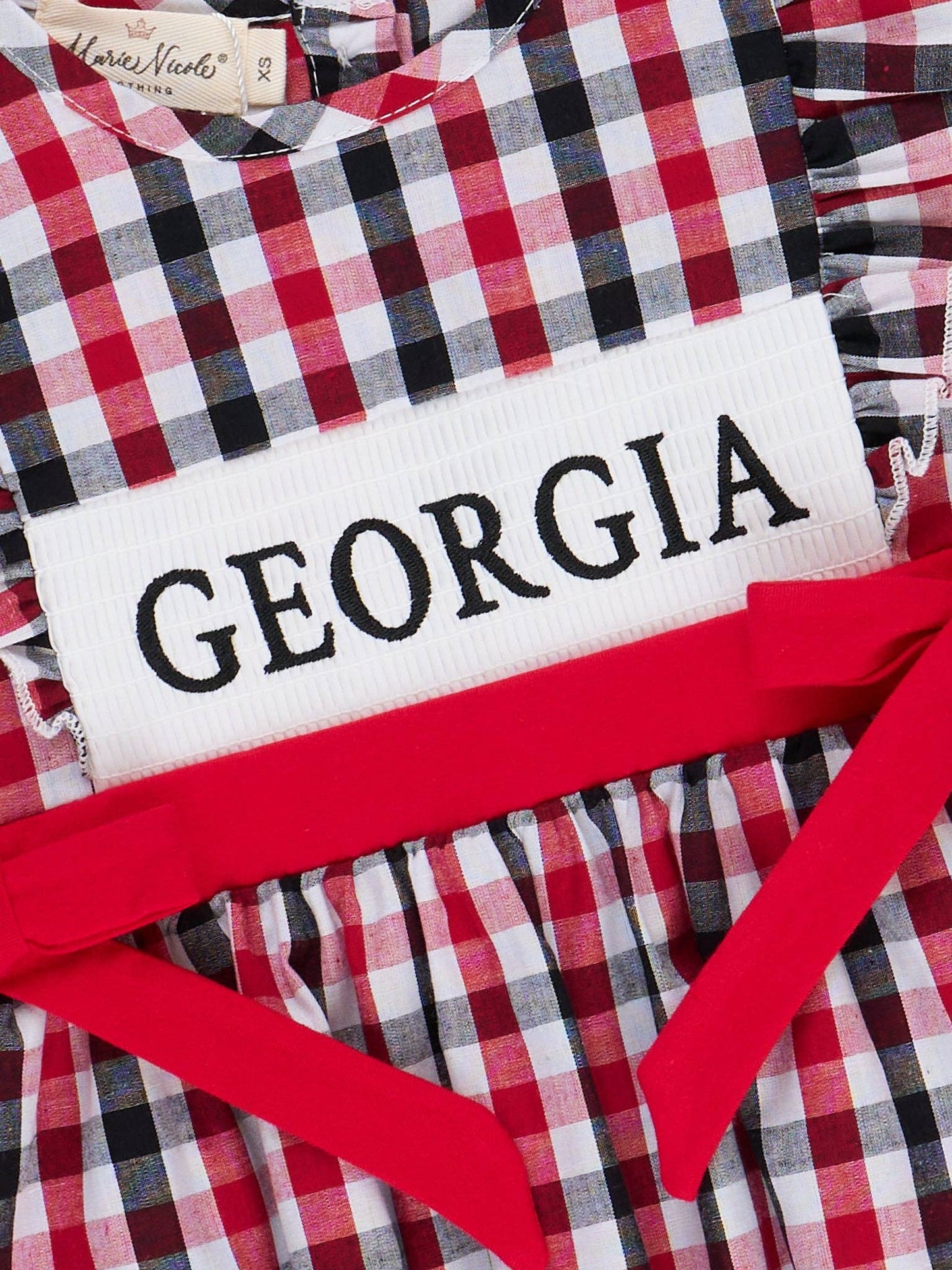 Georgia Smocked Gingham Dress